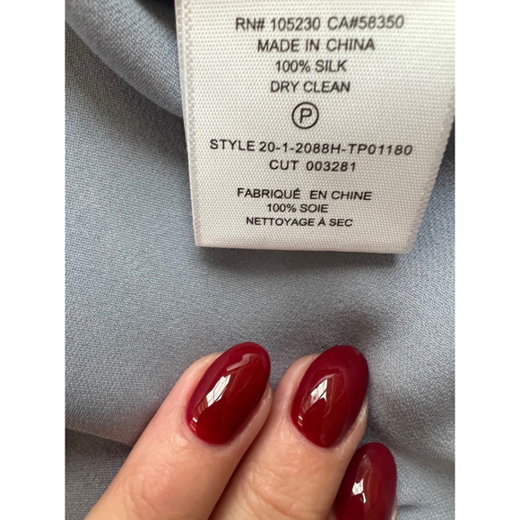 NWT Women's Joie Blouse, Size M, Light Blue - Picture 5 of 6